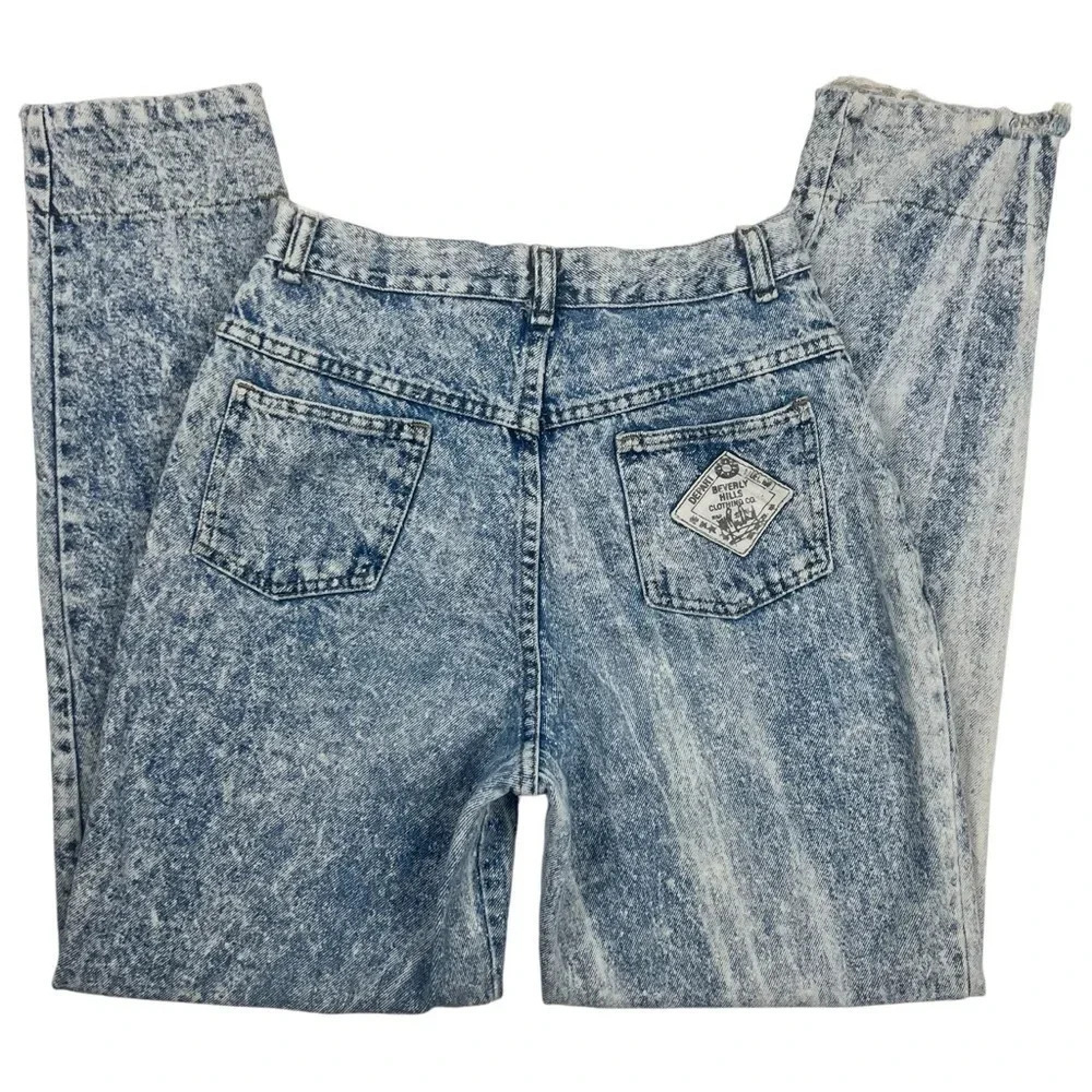 Vintage 80’s Patchwork Acid Wash Jeans